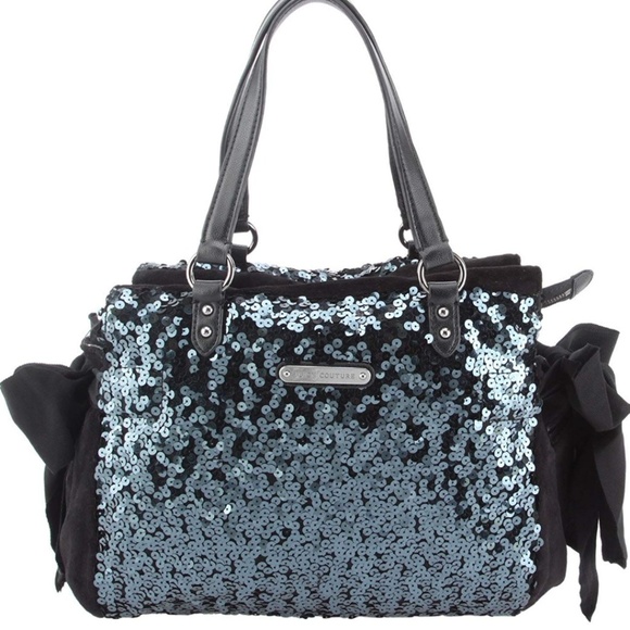 Juicy Couture Handbags - Juicy Couture Sequin Daydreamer Handbag-Black